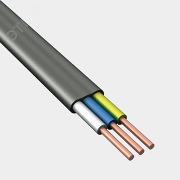 Кабель силовой ВВГнг-П(А)-LS 3х2.5(N.PE)-0,60 200мТРТС