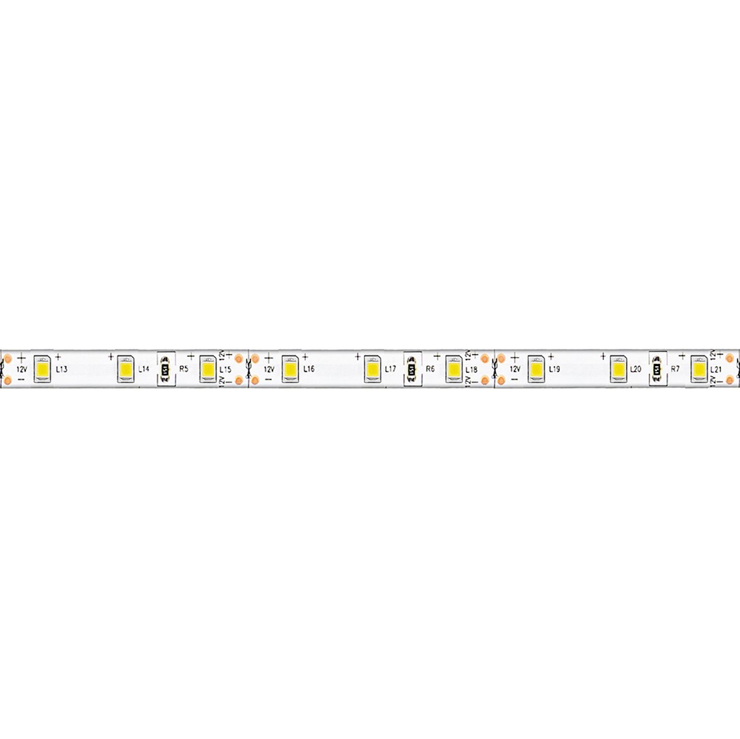 Лента светодиодная LEDх60/м 5м 4.8w/m 12в IP65 тепло-белый