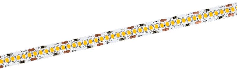 Лента светодиодная 5м SMD2835 240LED/м 22Вт/м IP20 ширина 10мм 24В теплый белый IEK