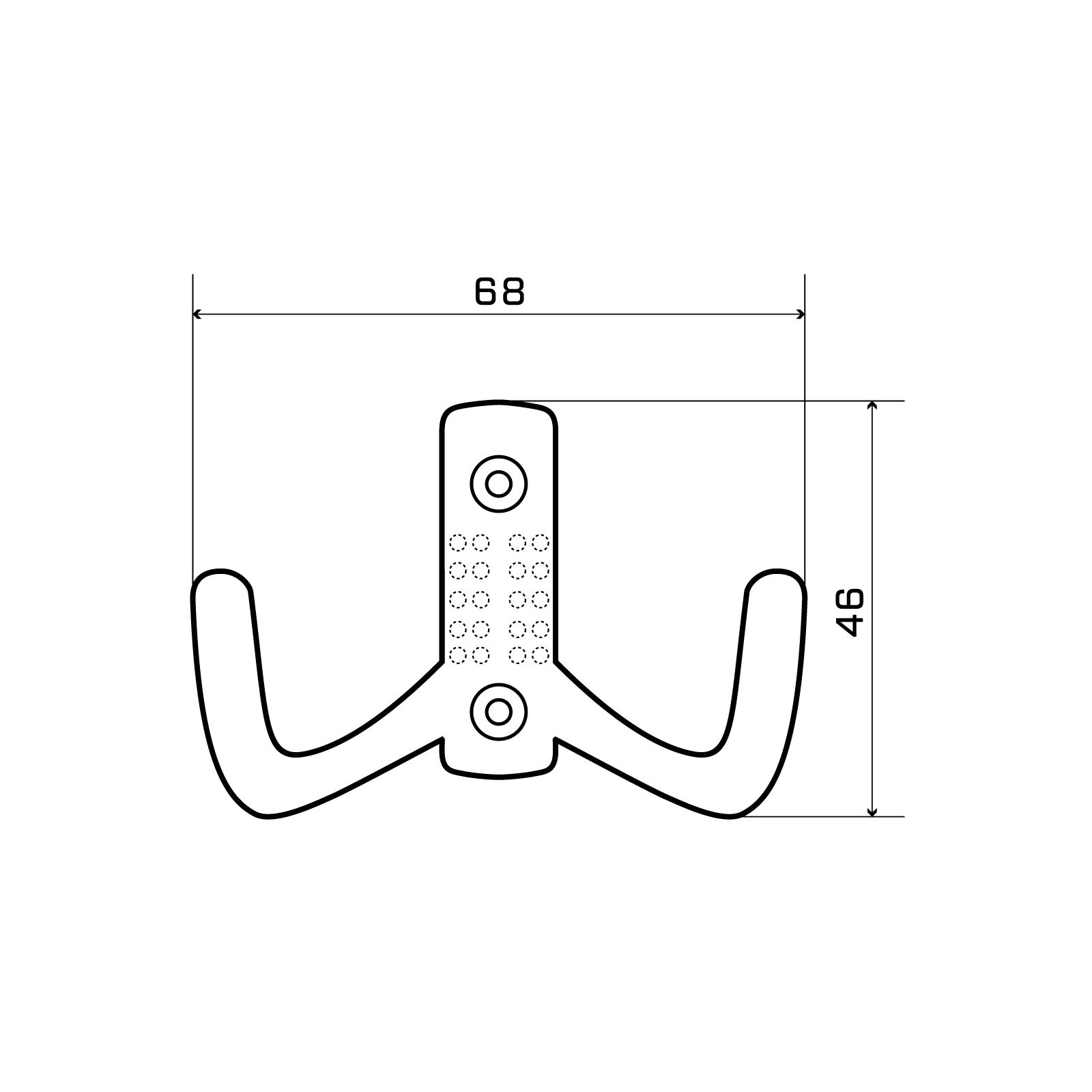 StahlBuro 011 B GP золото ЕВРОПАКЕТ крючок-вешалка (300,50)