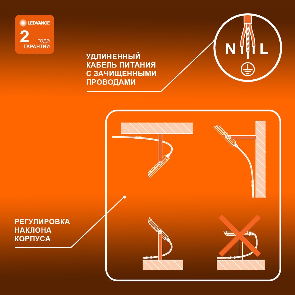 Прожектор светодиодный ДО-20Вт 4000К 1800Лм IP65