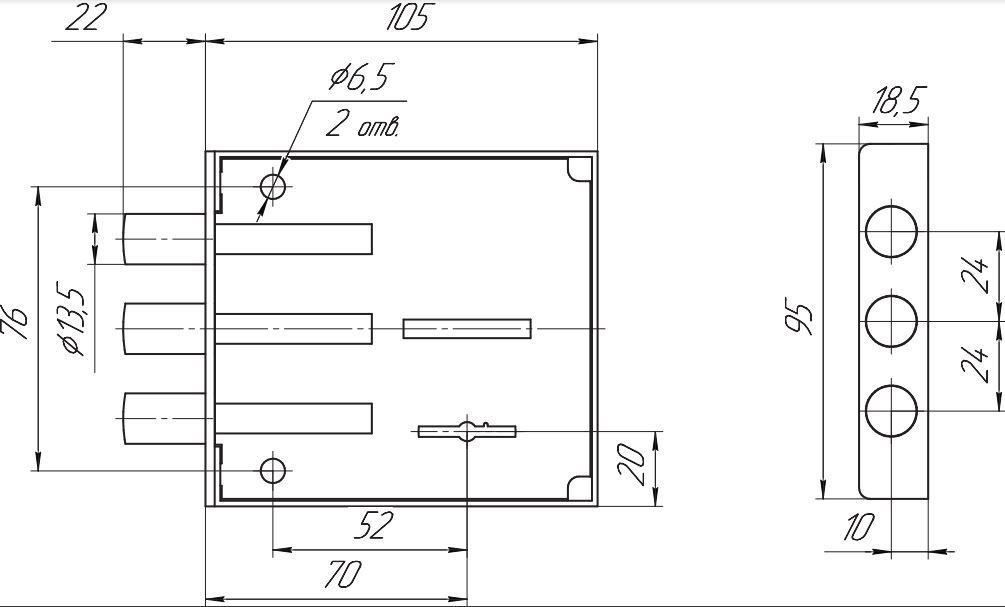 Балашиха ЗВ8 812.0.0 3 кл без торц.пл. б/о Замок врезной б/руч (20)