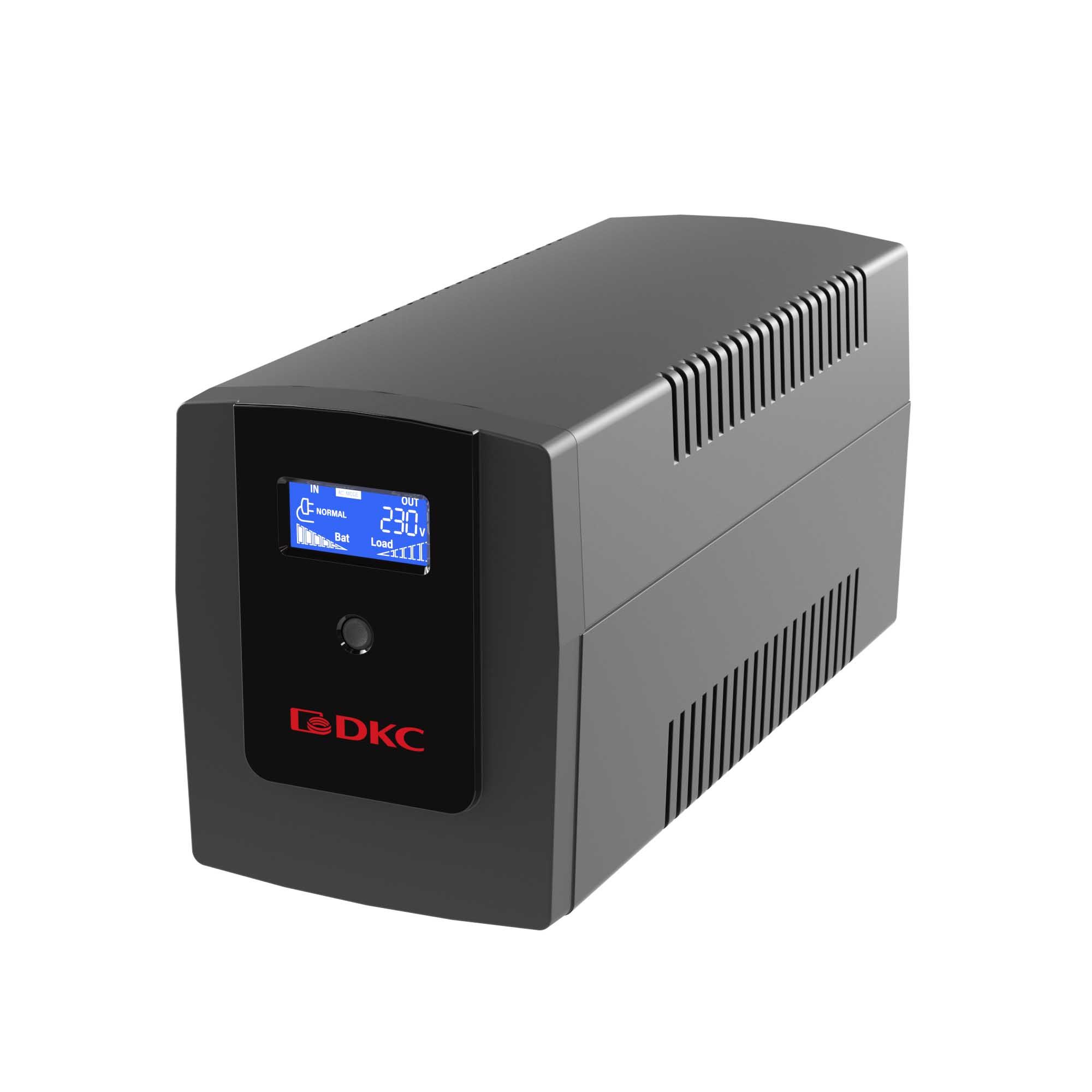 Источник бесперебойного питания line-interactive, Info LCD 1200 ВА/720 Вт, 1/1, 4xIEC C13, USB + RJ4