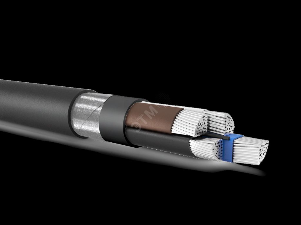 Кабель силовой АВБШвнг(А) 4х240мс(N)-1 ТРТС многопроволочный ВНИИКП