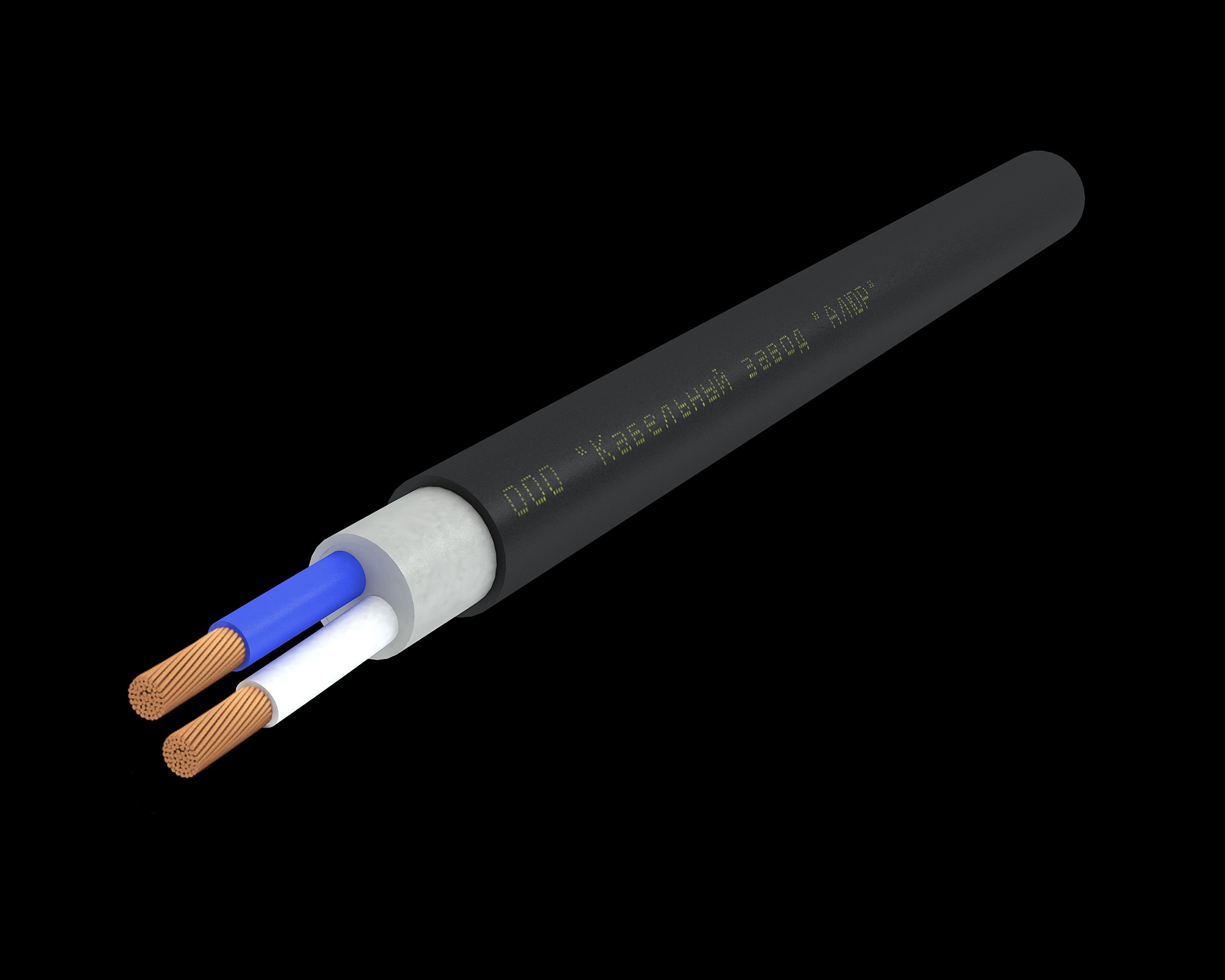 Кабель силовой КГВВнг(А)-LS 2х0,75(N) 220/380-3 100м