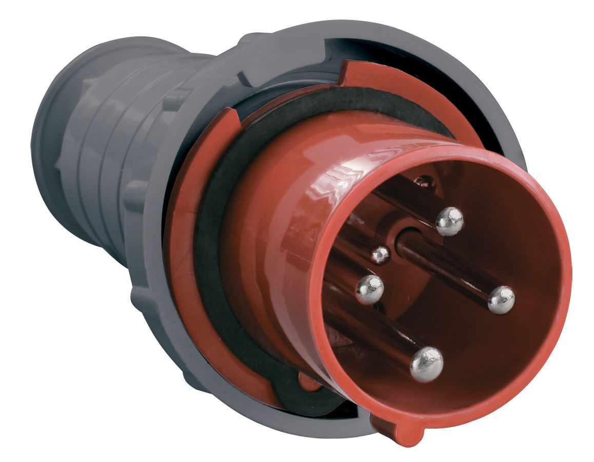 Вилка кабельная 63А 3Р+E IР54 переносная 380В 034