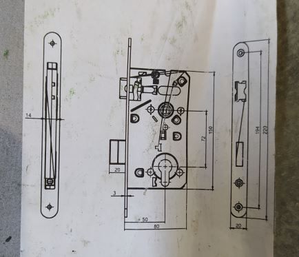 LOB ECO Z7504-C13L1 желт.цинк под сантех.завертку, планка LOB RP73-01 плоская (40)