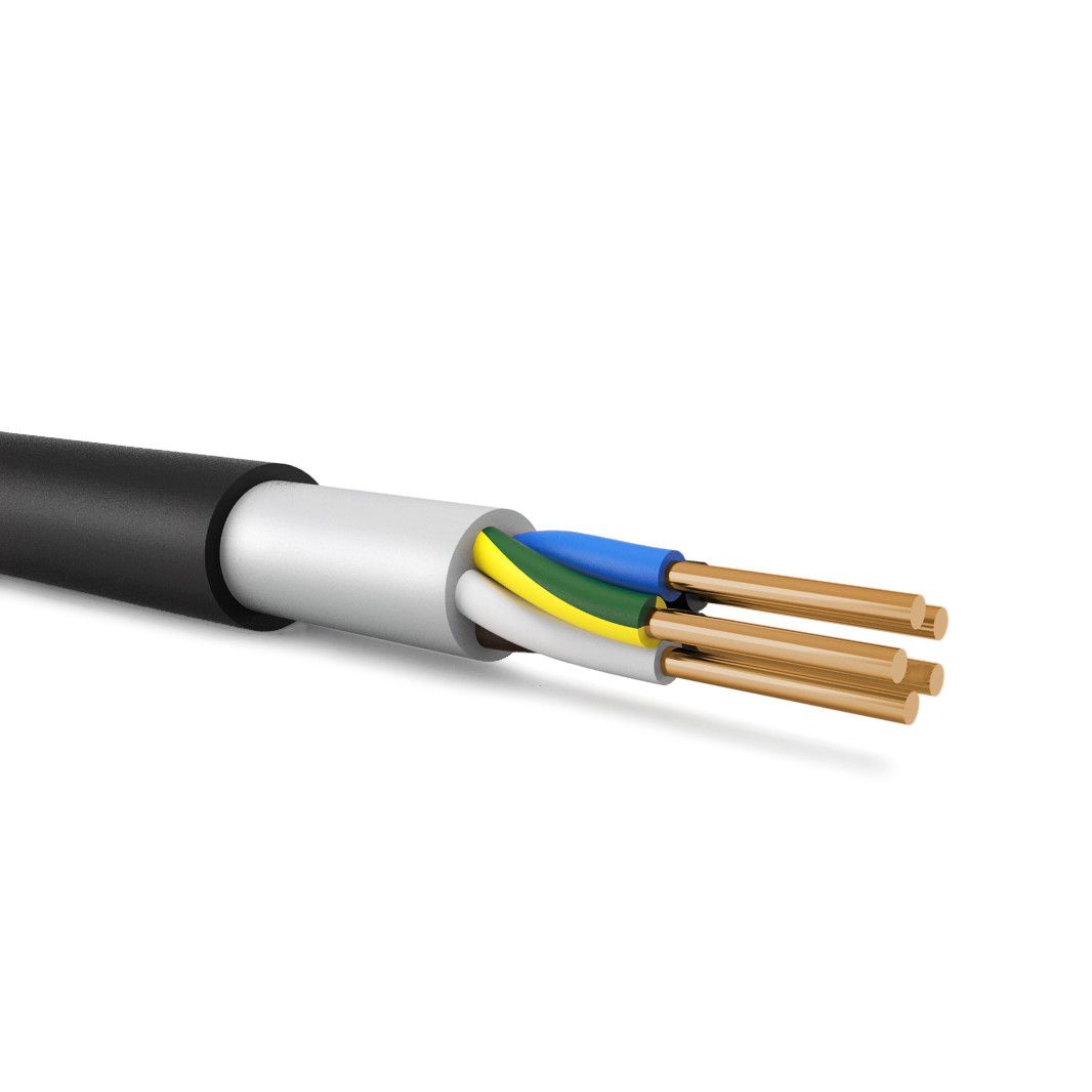 Кабель силовой ВВГнг(А)-LS 5х4ок(N, PE)-0.66 однопроволочный