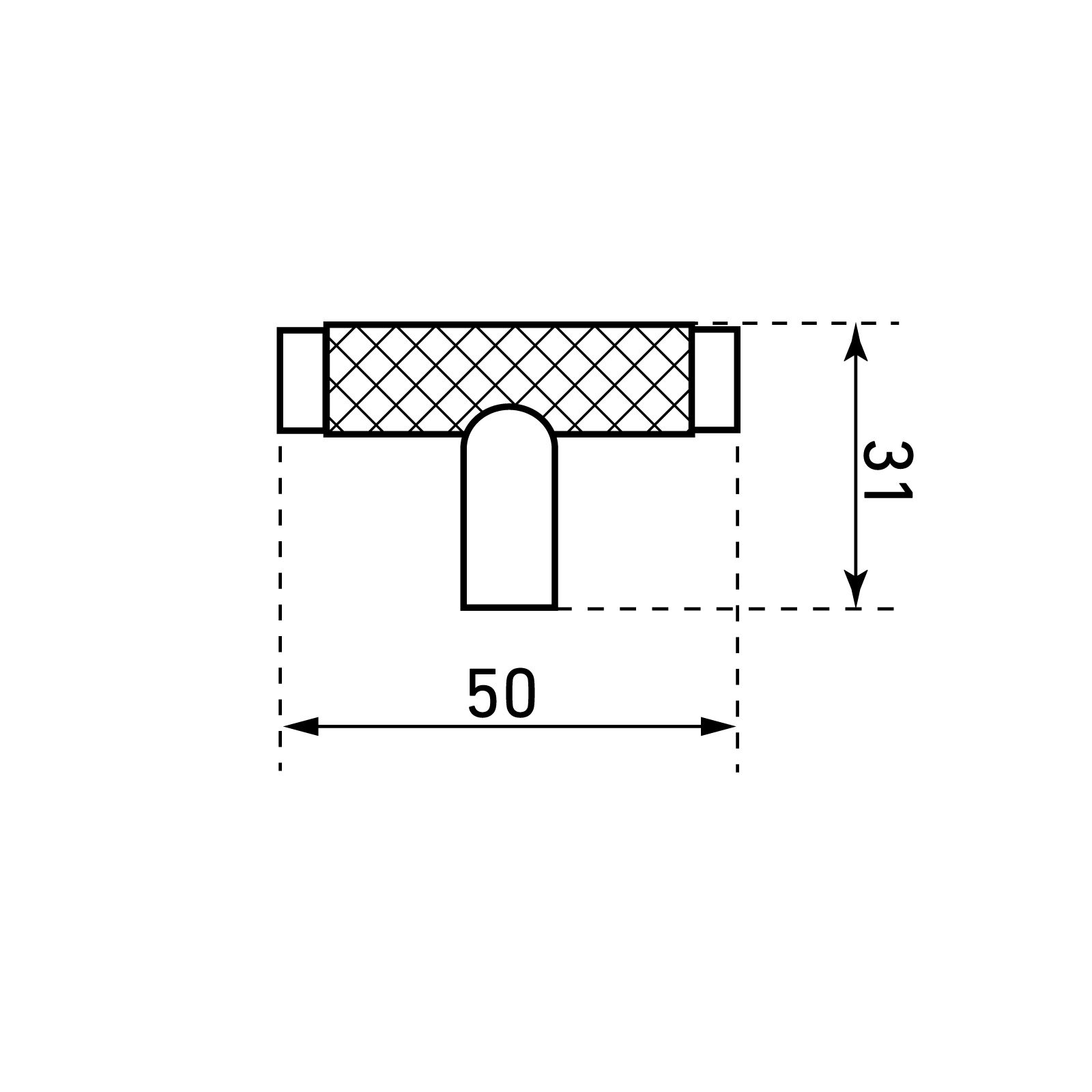 StahlBuro AP2308 2шт., CP хром. Ручка-кнопка мебельная (25, 250)