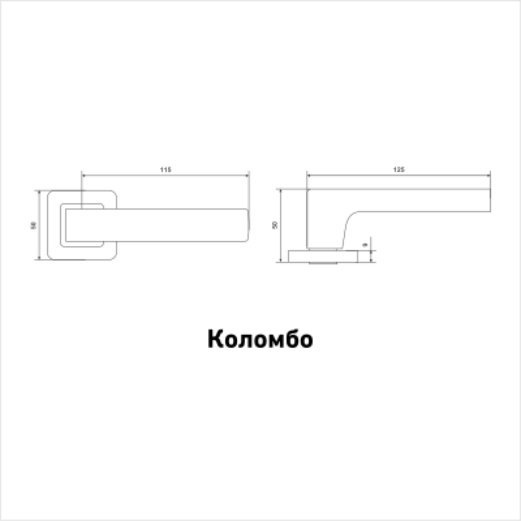 АЛЛЮР АРТ "КОЛОМБО" AB ст бронза (2300) Комплект ручек (20)